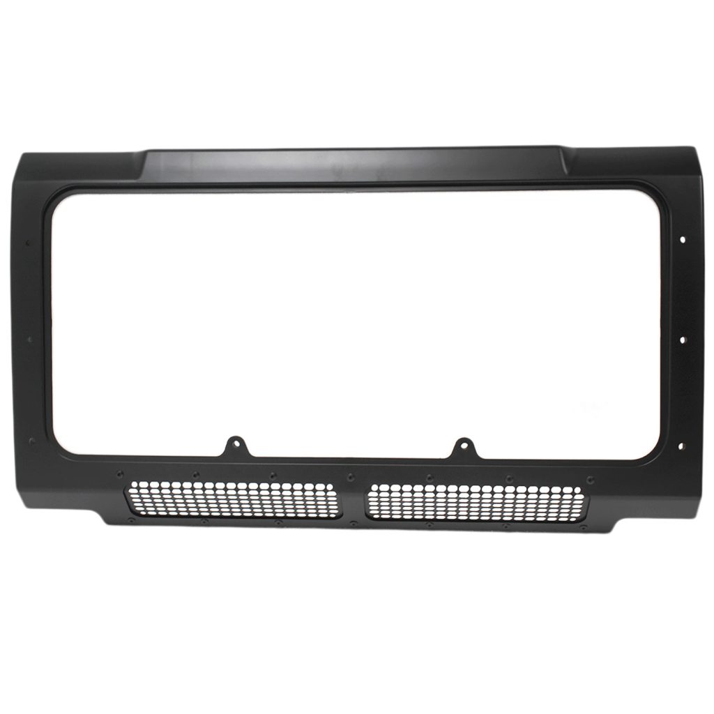 Image of Radiator Grille Frame Black (includes lower mesh) (ASJ710060AM)