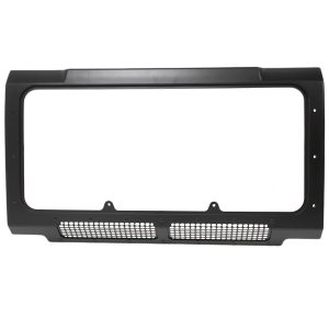 Image of Radiator Grille Frame Black (includes lower mesh) (ASJ710060AM)