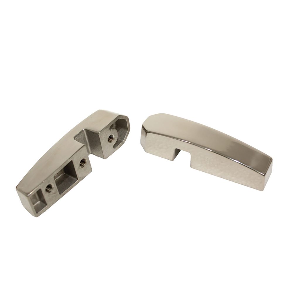 Image of Windscreen Brackets (pair) Stainless Steel (DA1142SS)