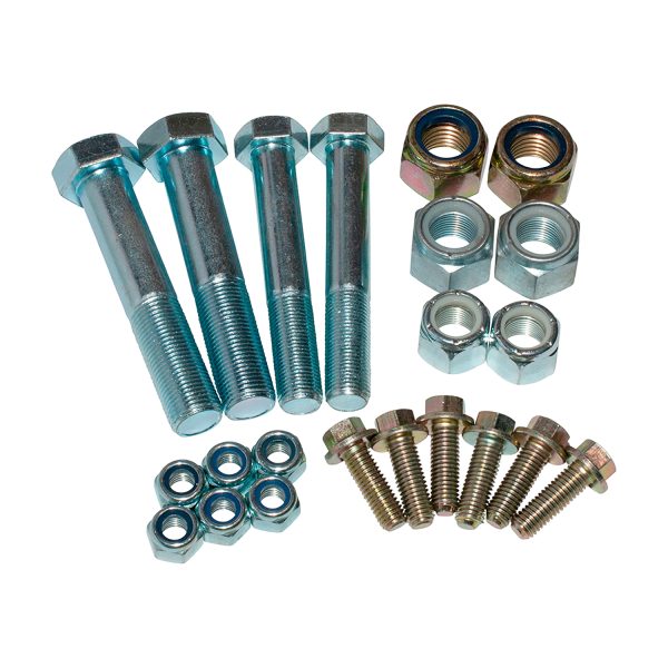 Image of Radius Arm Nut and Bolt Fitting Kit (rear 22 piece) (DA7201)