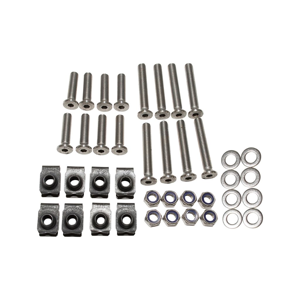 Image of Front Door Bolt Kit Stainless Steel (2 door kit) (GA1132)