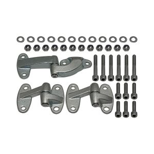 Image of Safari Rear Door Hinge Kit (3 piece) Zinc Plated (GA1240)