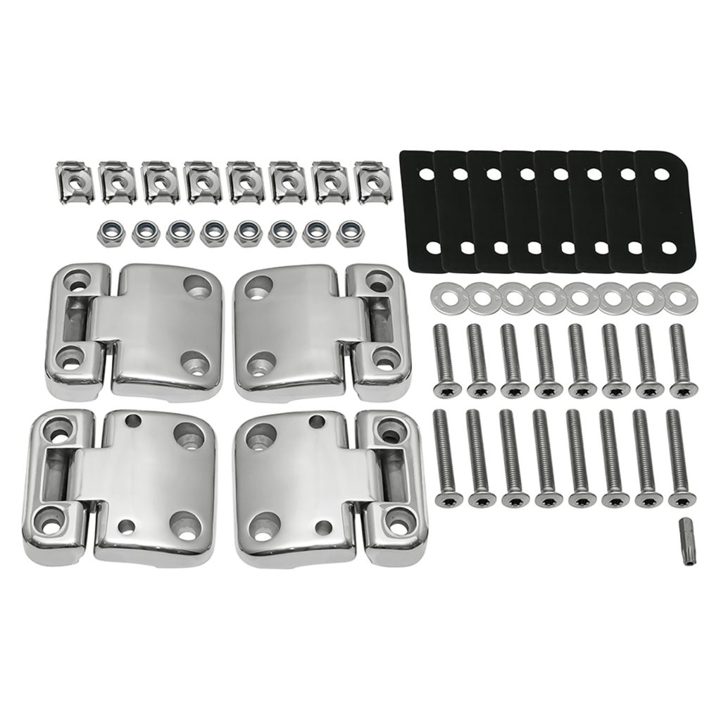 Image of Front Door Hinge Finish Kit Stainless Steel (set of 4) (GA1951)