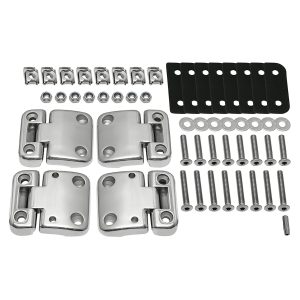 Image of Front Door Hinge Finish Kit Stainless Steel (set of 4) (GA1951)