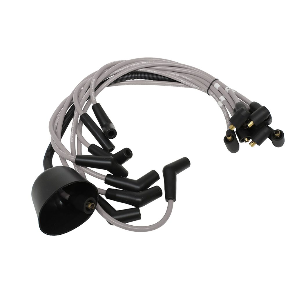 Image of Ignition Lead Set (Grey) Silicone (GA4104)