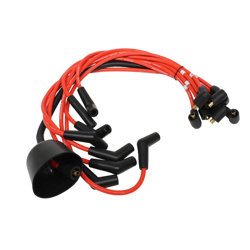 Image of Ignition Lead Set (Red) Silicone (GA4104RED)