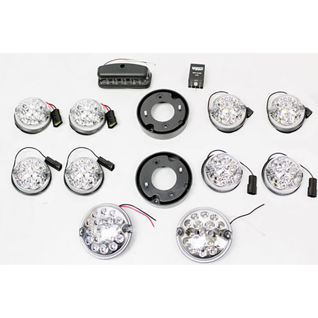 Image of LED Upgrade Kit 73mm with 95mm Fog and Reverse Lamps included (clear) (GL1291)