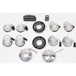 Image of LED Upgrade Kit 73mm with 95mm Fog and Reverse Lamps included (clear) (GL1291)