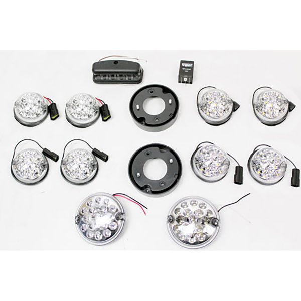 Image of LED Upgrade Kit 73mm with 95mm Fog and Reverse Lamps included (clear) (GL1291)