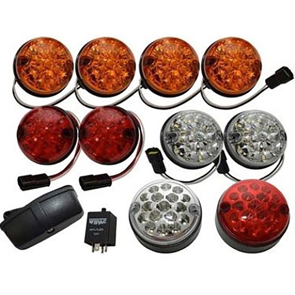 Image of LED Upgrade Kit 73mm with 95mm Fog and Reverse Lamps included (coloured) (GL1292)