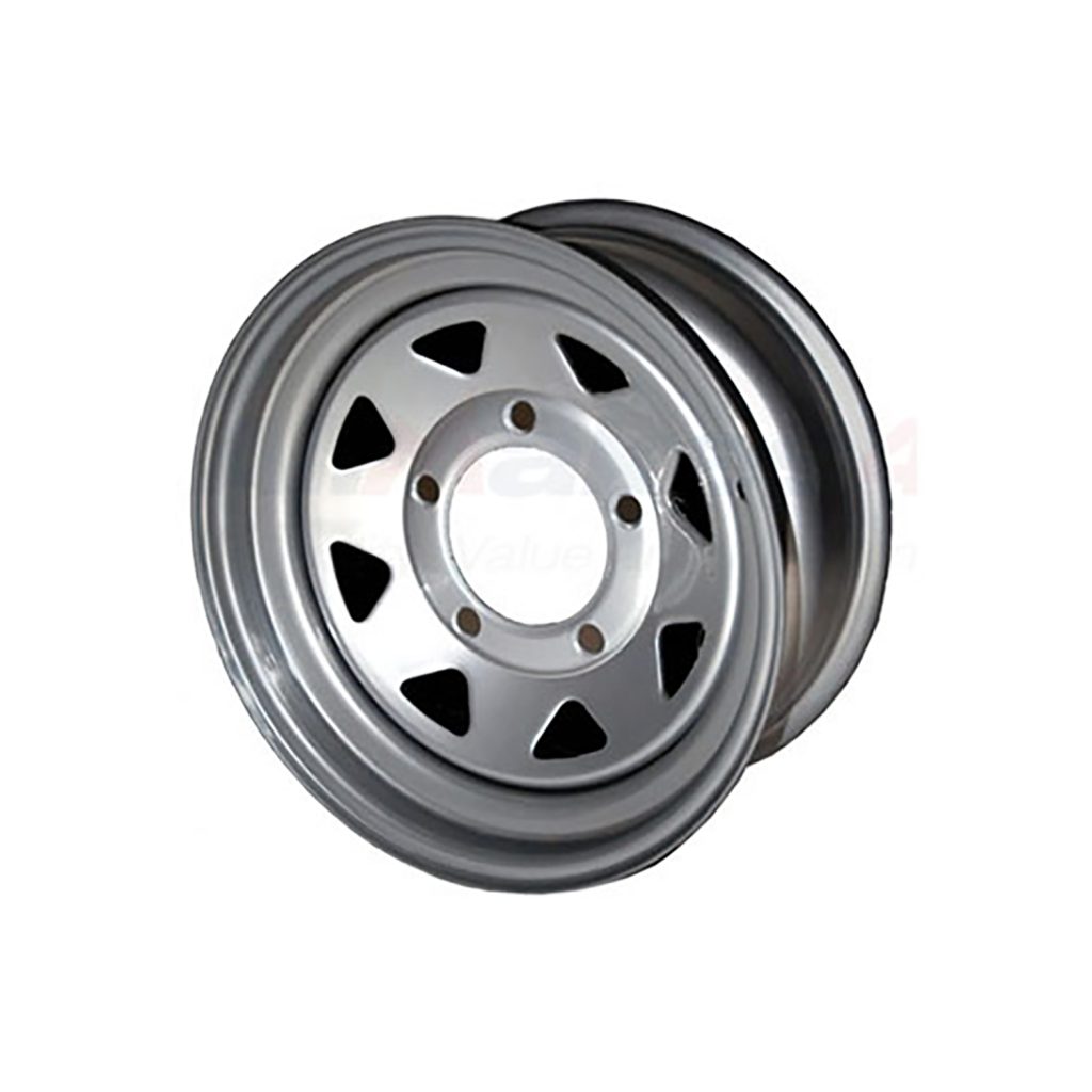 Image of Silver 8 Spoke 16 x 7 (ET00) Steel Wheel (GRW002)