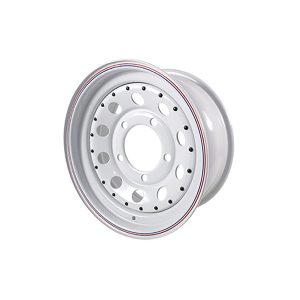 Image of White Modular 16 x 7 (ET08) Steel Wheel (GRW004)