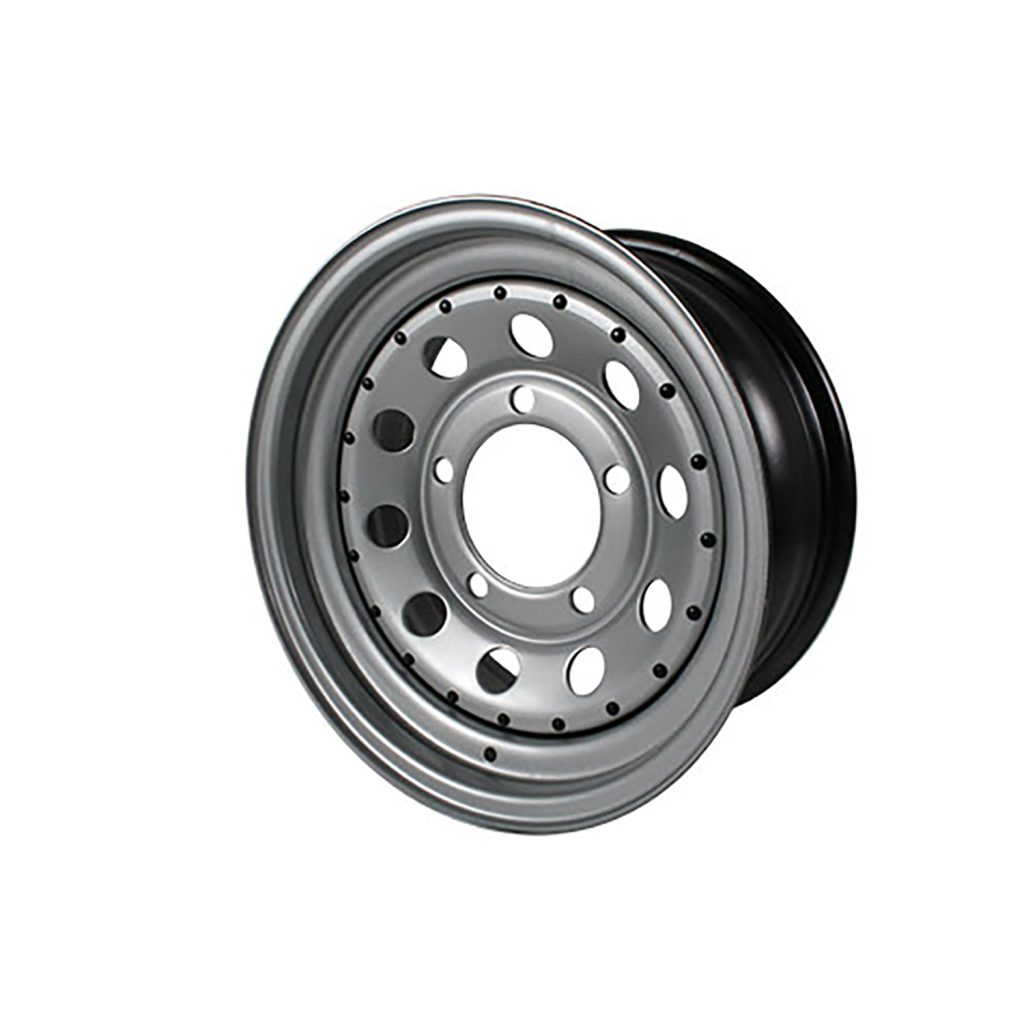 Image of Silver Modular 16 x 7 (ET08) Steel Wheel (GRW005)