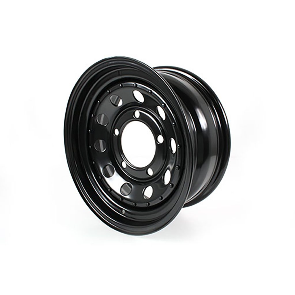 Image of Black Modular 16 x 7 (ET08) Steel Wheel (GRW006)