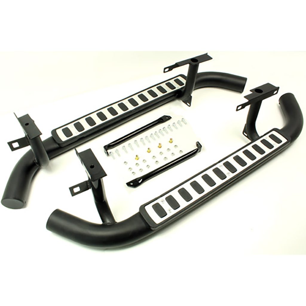 Image of Side Steps (pair) Fire and Ice Style Silver (LR008379AM)