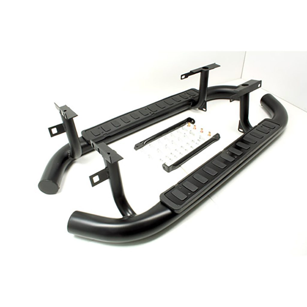 Image of Side Steps (pair) Fire and Ice Style Black (LR008379BAM)