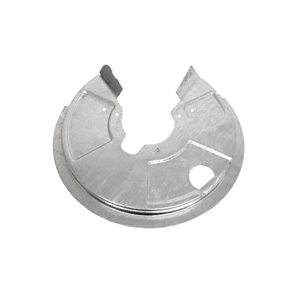 Image of Brake Disc Mudshield Galvanised (rear RH) (LR017960GAL)