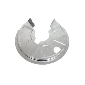 Image of Brake Disc Mudshield Galvanised (rear RH) (LR017960GAL)