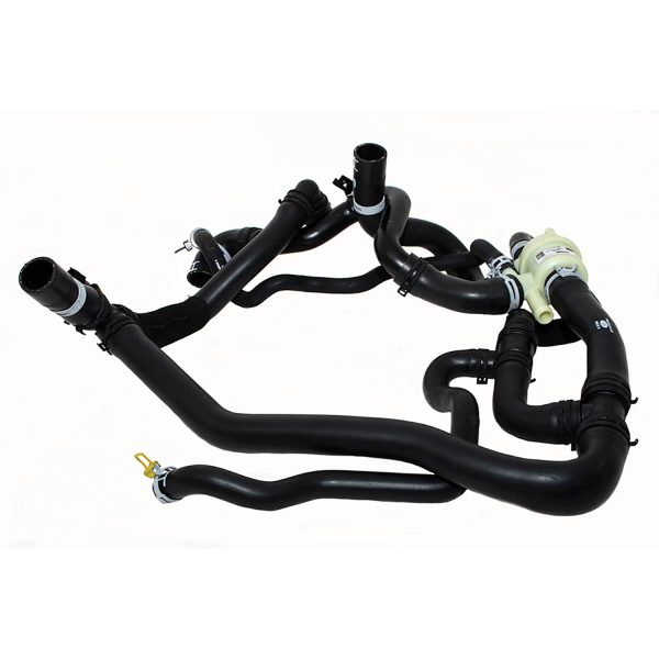 Image of Top and Bottom Hose Assembly (includes thermostat) (LR020009)