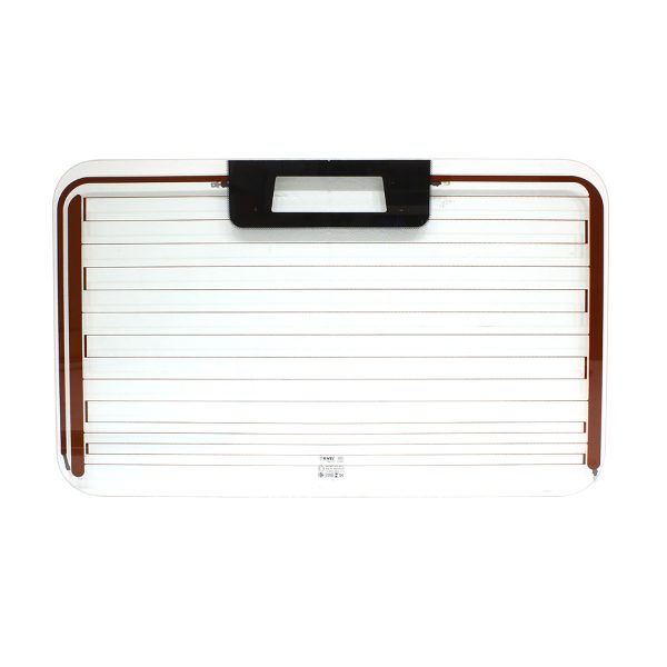 Image of Safari Rear Door Glass (green) with hi level brake light (lamp not included) (LR042729AM)