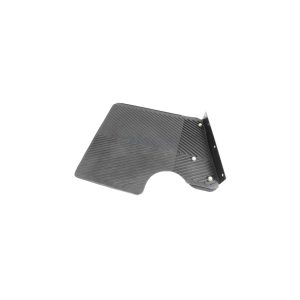 Image of Rear Mudflap (left hand) with bracket (with exhaust cut-out) (LR055340AM)