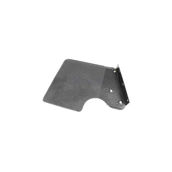 Image of Rear Mudflap (left hand) with bracket (with exhaust cut-out) (LR055340AM)