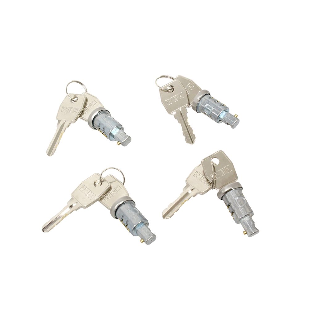 Image of Door Lock Set (4 barrels and 2 keys) (MTC6505AM)