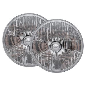 Image of Headlights Crystal Clear Halogen E-marked (pair) bulbs not included (RTC4615C)