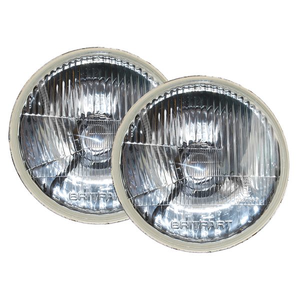 Image of Headlights Sealed Beam to Halogen E-marked (pair) includes bulbs (RTC4615K)