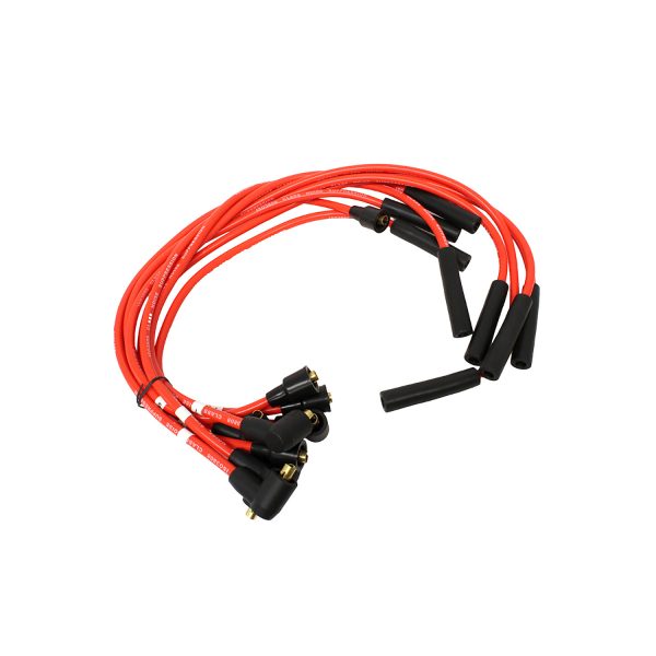 Image of High Tension Ignition Lead Set (Red) Silicone (RTC6551RED)
