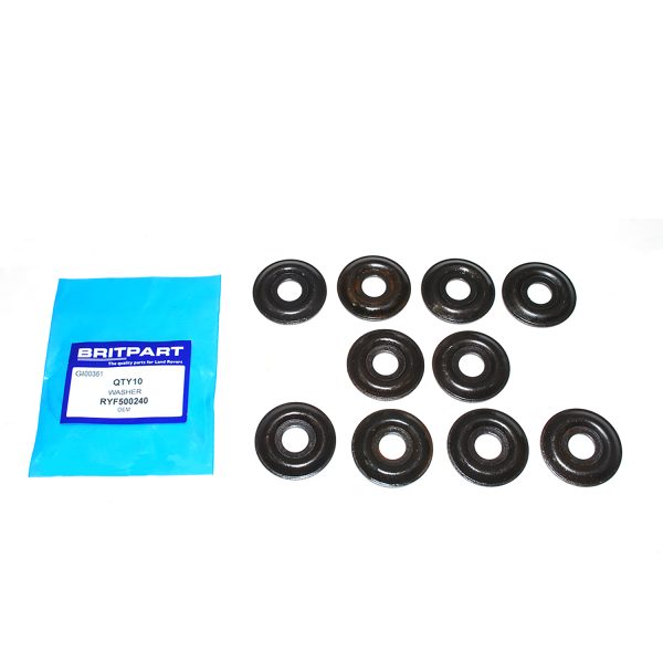 Image of Front Shock Absorber Washer Outer (upper & lower) (RYF500240AM)