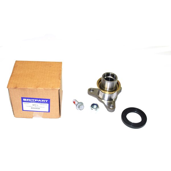Image of Diff Flange & Mudshield (3 piece) (Land Rover type axle) (STC3723AM)