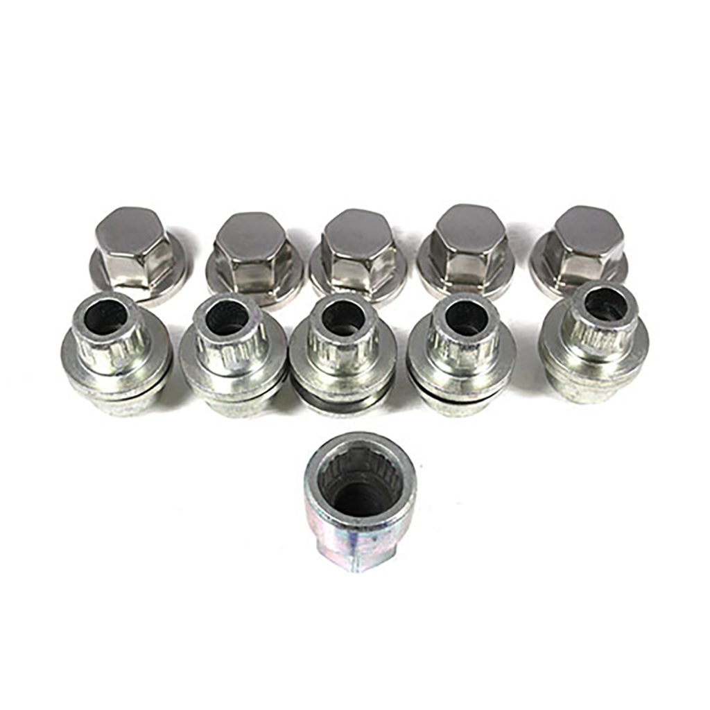 Image of Silver Locking Wheel Nut Set (STC8843AA)