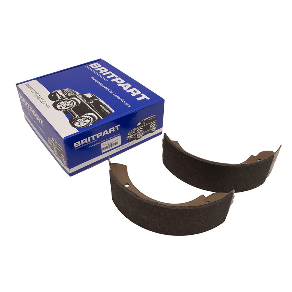 Image of Brake Shoe Set Handbrake (rod operated type) (STC965AM)