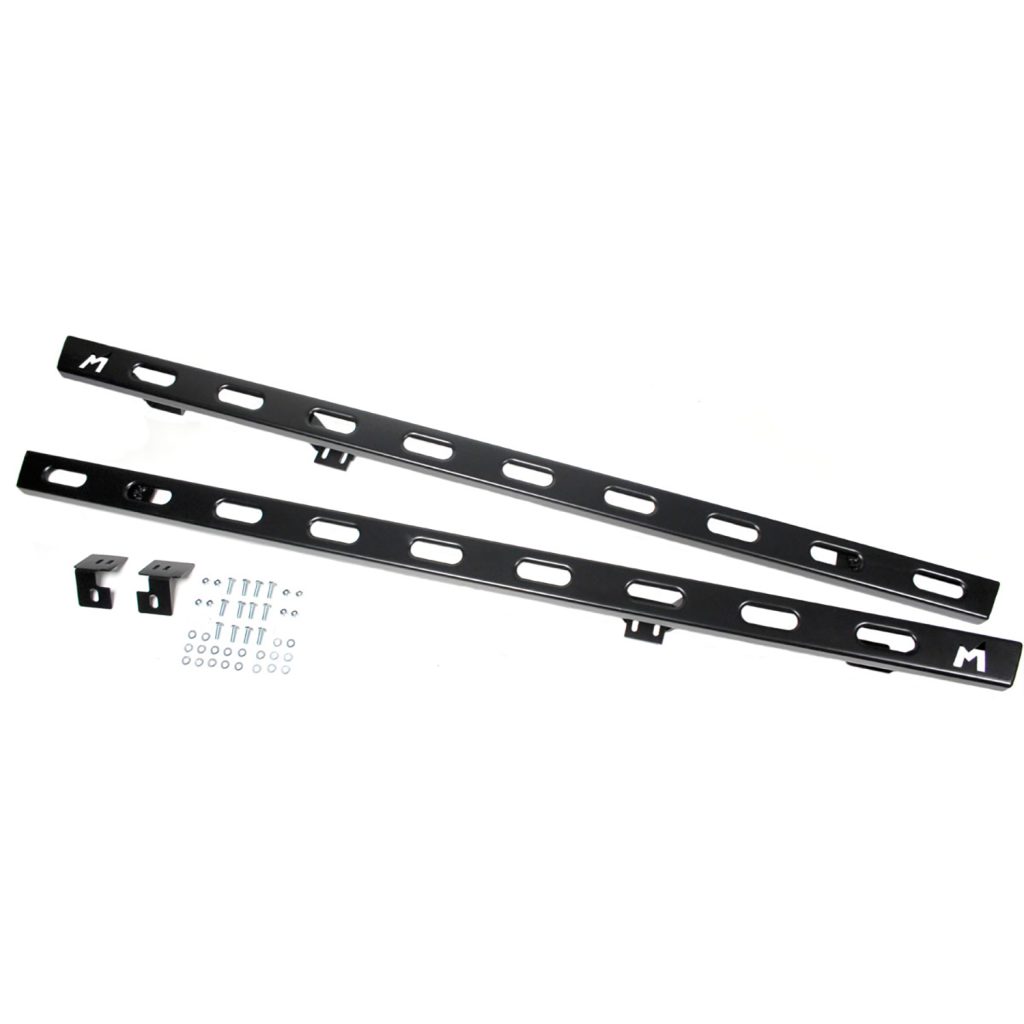 Image of Skeleton Rock Sliders (pair) 3mm Steel Satin Black (TF0013)