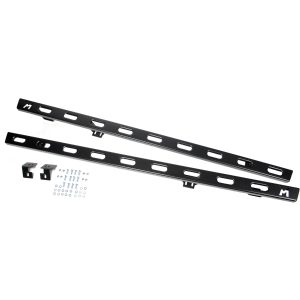 Image of Skeleton Rock Sliders (pair) 3mm Steel Satin Black (TF0013)