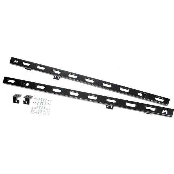 Image of Skeleton Rock Sliders (pair) 3mm Steel Satin Black (TF0013)