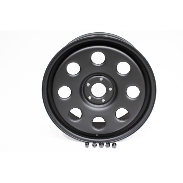 Image of Black Modular 20 x 8 ET45 Steel Wheel (wheel nuts included) (TF1520)