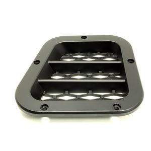 Image of Wing Vent Grille (right side) Satin Black Sports Style (TF271RH)