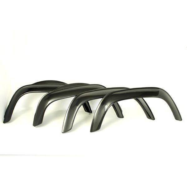 Image of Wheel Arch Eyebrow Moulding Kit Gloss Black  (4 piece) (TF280)
