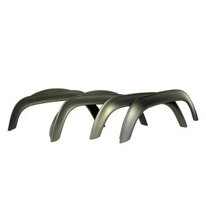 Image of Wheel Arch Eyebrow Moulding Kit Matt Black (4 piece) (TF281)