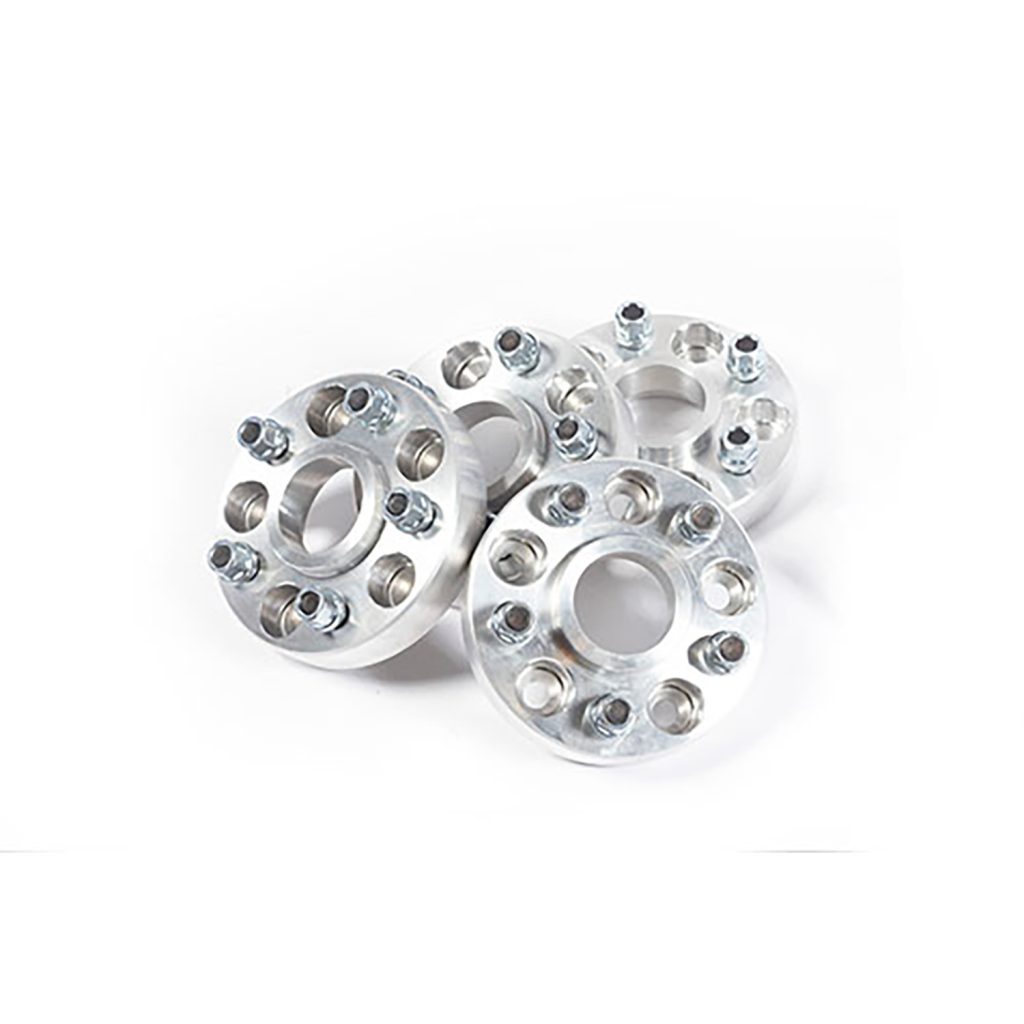 Image of 30mm Wheel Spacers Natural Finish Alloy (5 x 120) (TF303)