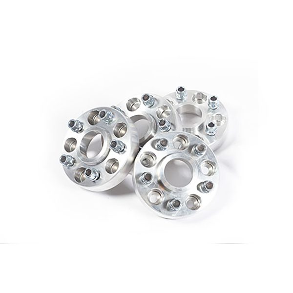 Image of 30mm Wheel Spacers Natural Finish Alloy (5 x 120) (TF303)