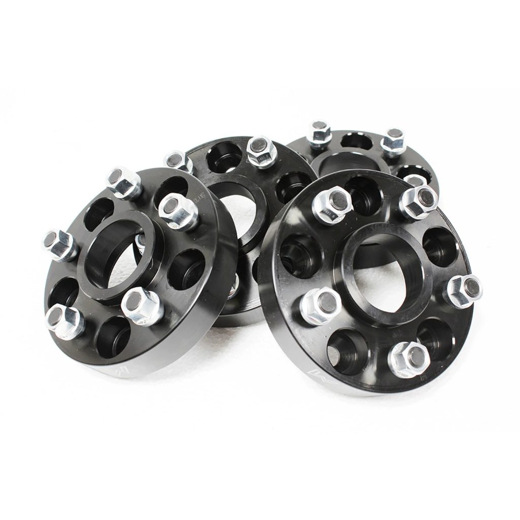 Image of 30mm Wheel Spacers Black Finish Alloy (5 x 120) (TF303B)