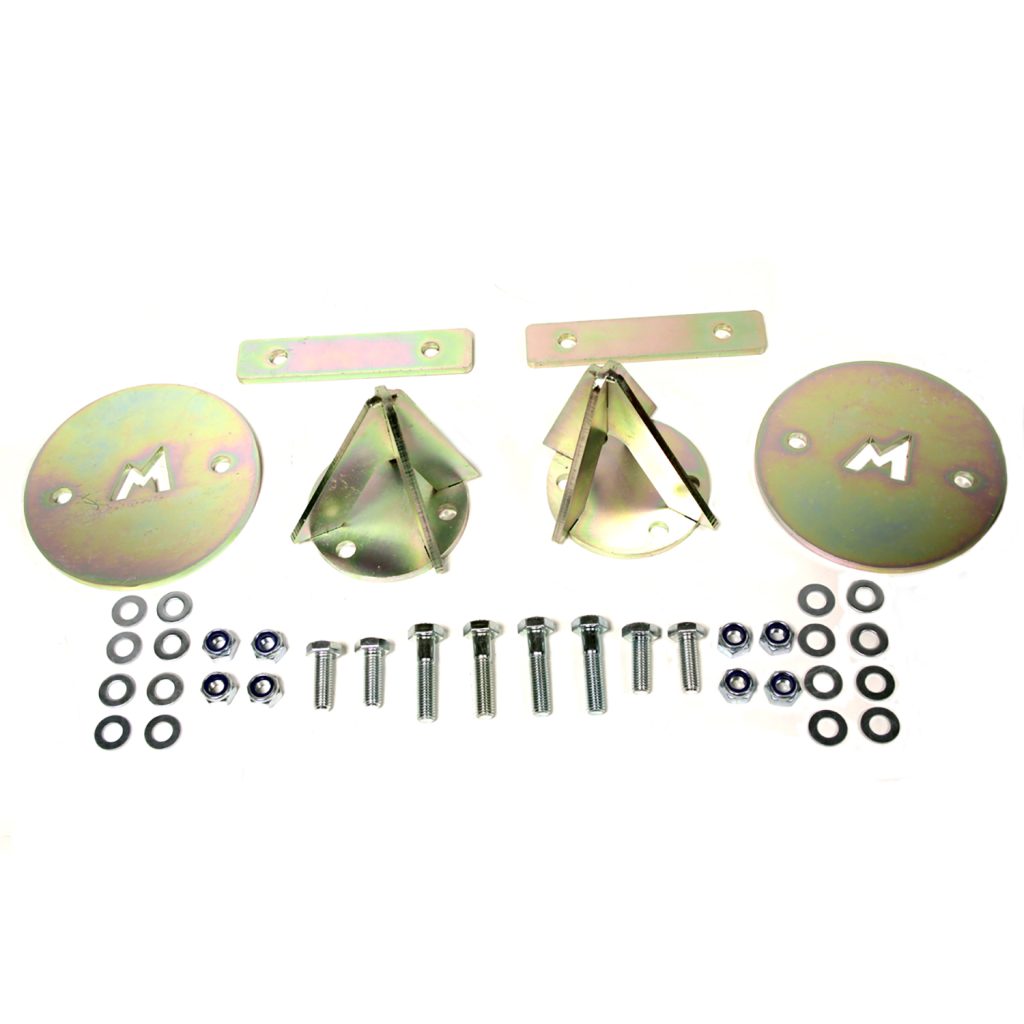 Image of Rear Axle Mounted Inverse Relocation Cones (pair) (TF521)