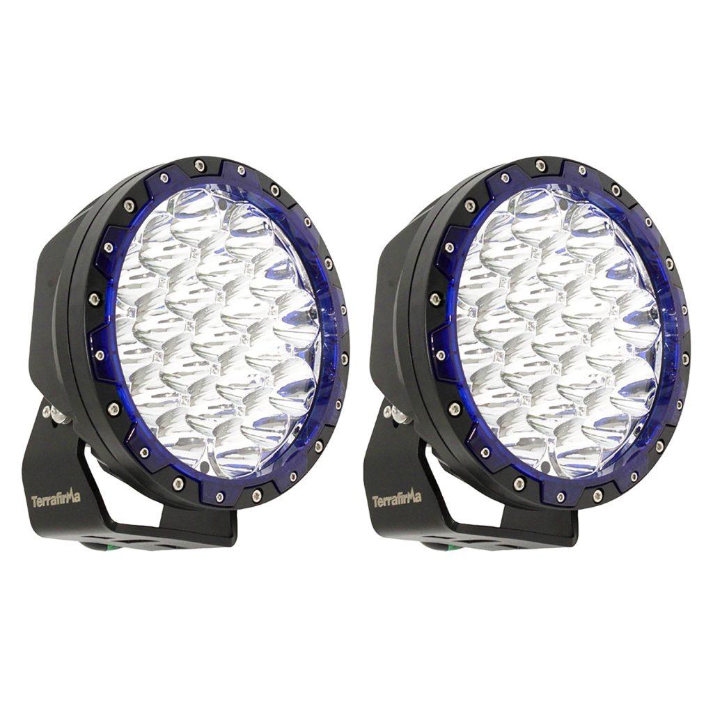 Image of Round 7inch (180mm) High Intensity Spotlights (pair) (TF707)