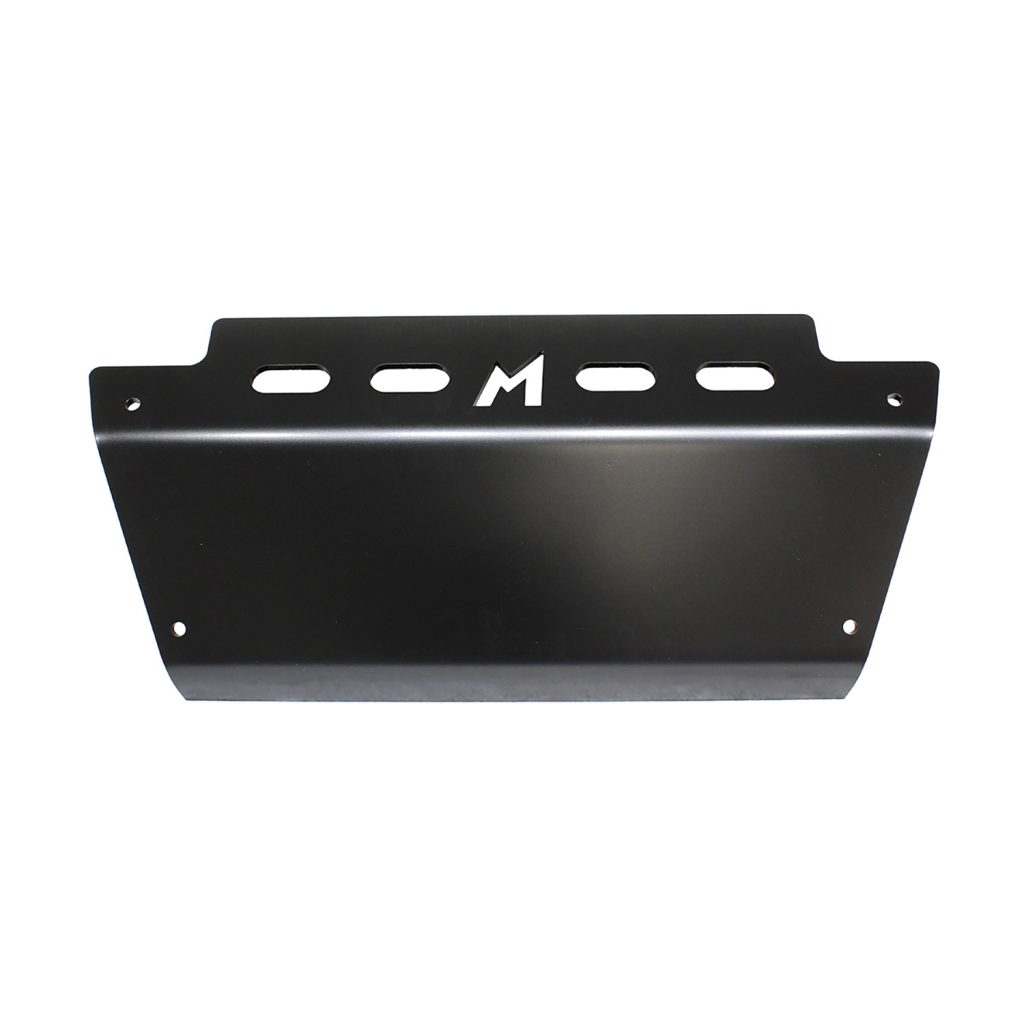 Image of Steering Guard tapered with recovery points 8mm Black Alloy (TF841LB)