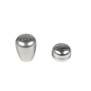 Image of Silver Alloy Gearbox and Transfer Box Lever Knobs (TF929)