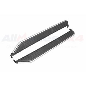 Image of Side Steps (pair) OE Style Black and Alloy (VPLAP0035AM)