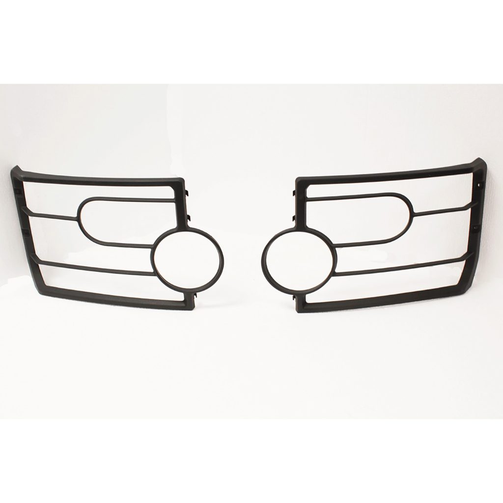 Image of Front Headlight Guards (pair) Black (VUB501200AM)